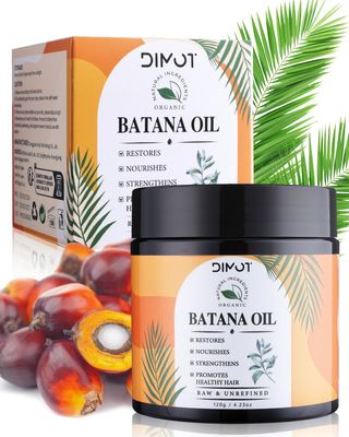 Raw Batana Oil for Hair Growth Dr Sebi Organic, 100 Percent Pure Batana Oil, 4.06 oz Batana Oil Organic From Honduras, Dr Sebi Batana Oil for Eliminates Split Ends Increases Shine(Orange)