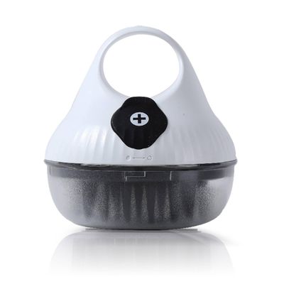 VENNERLI Hair Nutrient Comb Scalp Massaging Soft -Teethed Comb Hair Oil Applicator for Various Liquid Push Button Dispensing Comb with Volume Scale Display Discharge Liquid Comb (L)