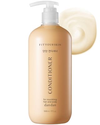 FIT YOUR SKIN DAN DAN Nourishing Hair Conditioner - pH 5.5 Keratin Protein Perfumed Conditioner for Frizz Control, Moisturizing, Thicker Hair - Citrus Honey Scent - Paraben Free - 17 fl.oz