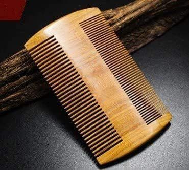 TECHSUPREME Handmade Anti-Dandruff Neem Wood Comb for Men Women Natural Scalp Therapy Wooden Hair Comb for Hair Growth Frizz Control Eco-Friendly, Non-Static, Gentle Detangling Comb