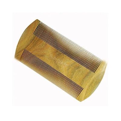 TECHSUPREME Handmade Anti-Dandruff Neem Wood Comb for Men Women Natural Scalp Therapy Wooden Hair Comb for Hair Growth Frizz Control Eco-Friendly, Non-Static, Gentle Detangling Comb