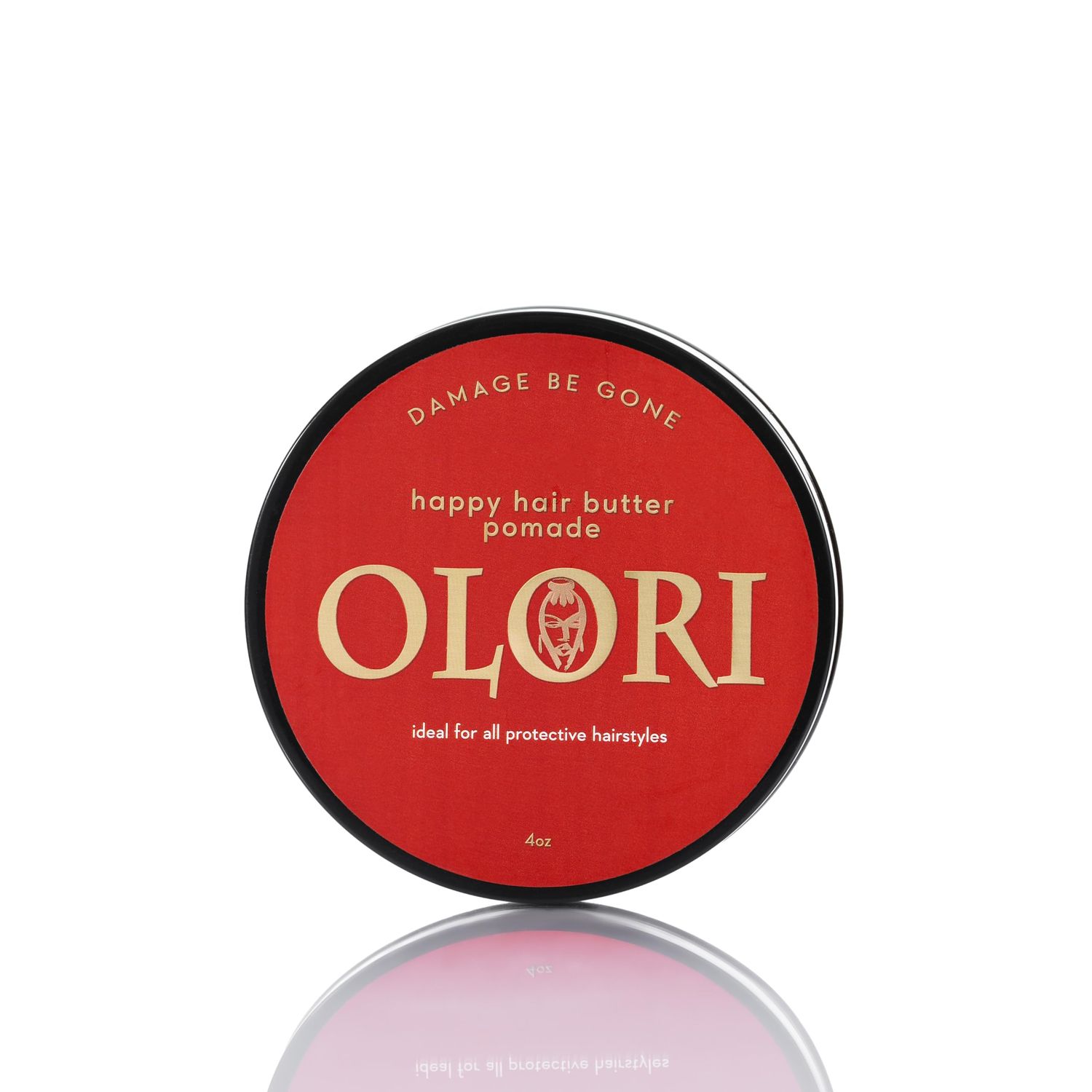 Olori Happy Hair Butter Pomade to Oil Scalp Care, Anti-Dandruff Hydrating Scalp Treatment for Women Men - 6 oz Jar