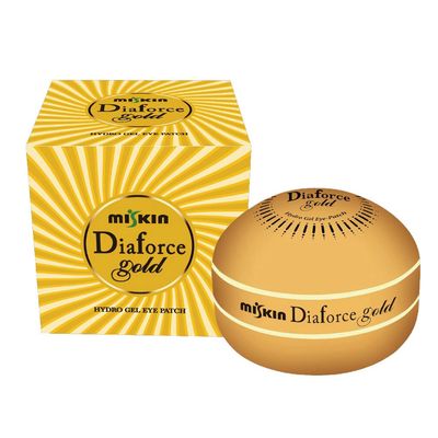 made in korea MISKIN Diaforce 60 sheets Gold Diamond Hydro-Gel Eye Patch eye mask by miskin