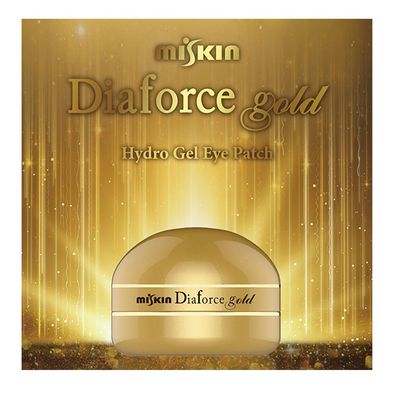 made in korea MISKIN Diaforce 60 sheets Gold Diamond Hydro-Gel Eye Patch eye mask by miskin