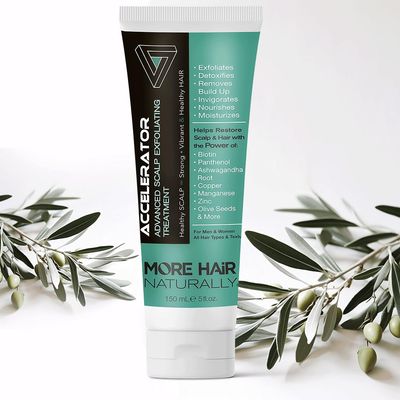 Accelerator: Advanced Scalp Exfoliation Treatment - Promotes A Healthy Scalp, Improved Hair Quality, PH and Hair Growth - Unblocks Hair Follicles - Maximum Hair Scalp Conditioning and Deep Cleaning