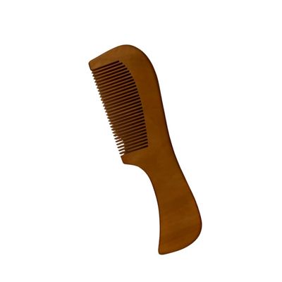 Daiso Japanese Style Peach Wood Natural Comb - Anti Static Hair lustrous hair can,also make oil combs. 8959