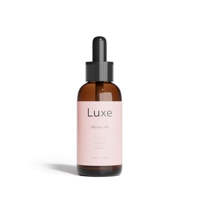 Luxe Cosmetics Cold Pressed Marula Oil - Multi-Purpose Oil for Hair and Skin, 100 Natural Moisturizer - Hydrates and Repair - 30ml