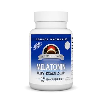 Source Naturals Melatonin 3 mg - 120 Vegetarian Capsules