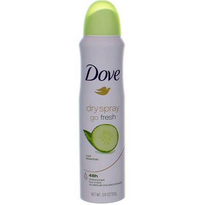 Dove Dry Spray Antiperspirant, Cool Essentials 3.8 oz (Pack of 5)