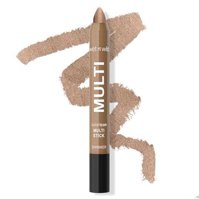 wet n wild Color Icon Cream Eyeliner Eyeshadow Multi-Stick, Moisturizing, Nourishing Velvety Cream-to-Powder Buildable Blendable Formula, Cruelty-Free Vegan - Champagne Room
