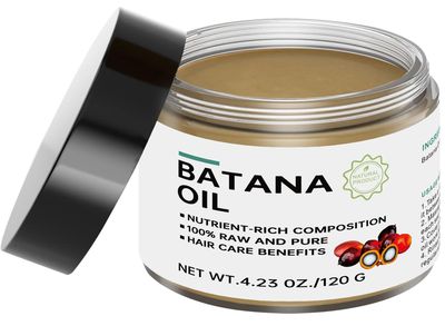 Batana Oil - 100 Natural Hair Growth Oil, Prevents Loss, Moisturizes Scalp, Enhances Thickness for Men Women, 4.23 oz