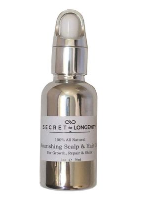 Secret for Longevity 100 All Natural Jojoba, Argan Jamaican Castor Oil HairScalpBeard Growth Shine SerumTreatment