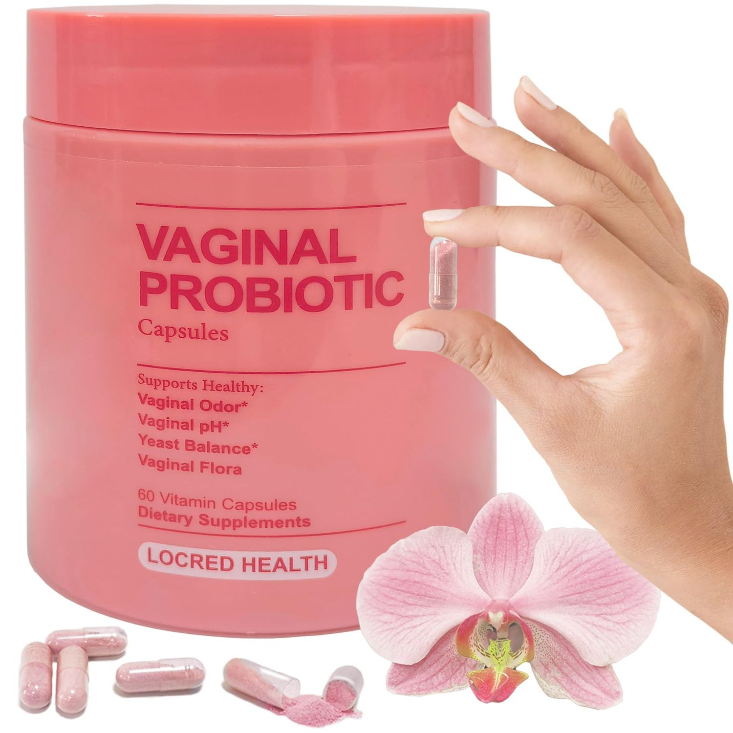 MATOP Vaginal Prebiotics Probiotics for Women - pH Balance Supports, Vagina Flora, Vagina Odor Supports 60 Vegan Capsules of Promotes Healthy by Probiotic Prebiotic