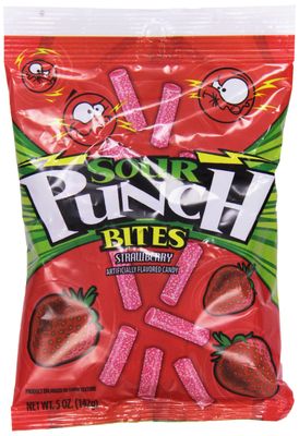 Sour Punch Bites, Strikin&#39; Strawberry, 5 oz