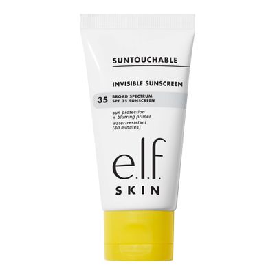 e.l.f. SKIN Suntouchable Invisible SPF 35, Lightweight, Gel-based Sunscreen For A Smooth Complexion, Doubles As A Makeup Primer, Vegan Cruelty-Free, Packaging May Vary