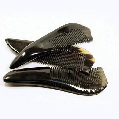 EXCEART 1pc Big Wood Hair Comb Tools Comb for Curly Hair Stone Scraping Massage Tool Horn Beard Comb Hairdressing Comb Bone Cattle Horn Comb 's Health Comb Horns