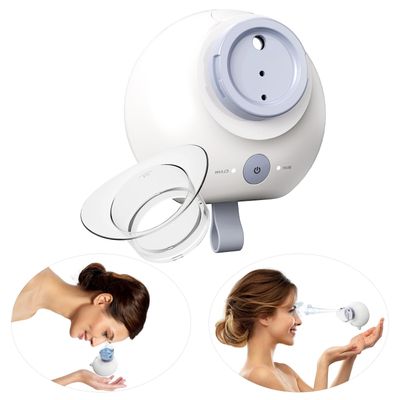 STFOCE Nano Eye Mist Sprayer Eye Wash Kit, Portable Eye Mister for Eyelid to Relief Dry Eyes, Rechargeable Eye Steamer for Eye Drops Tool for Dryness, Stye, Skin SPA at Home, Office, Travel (White)