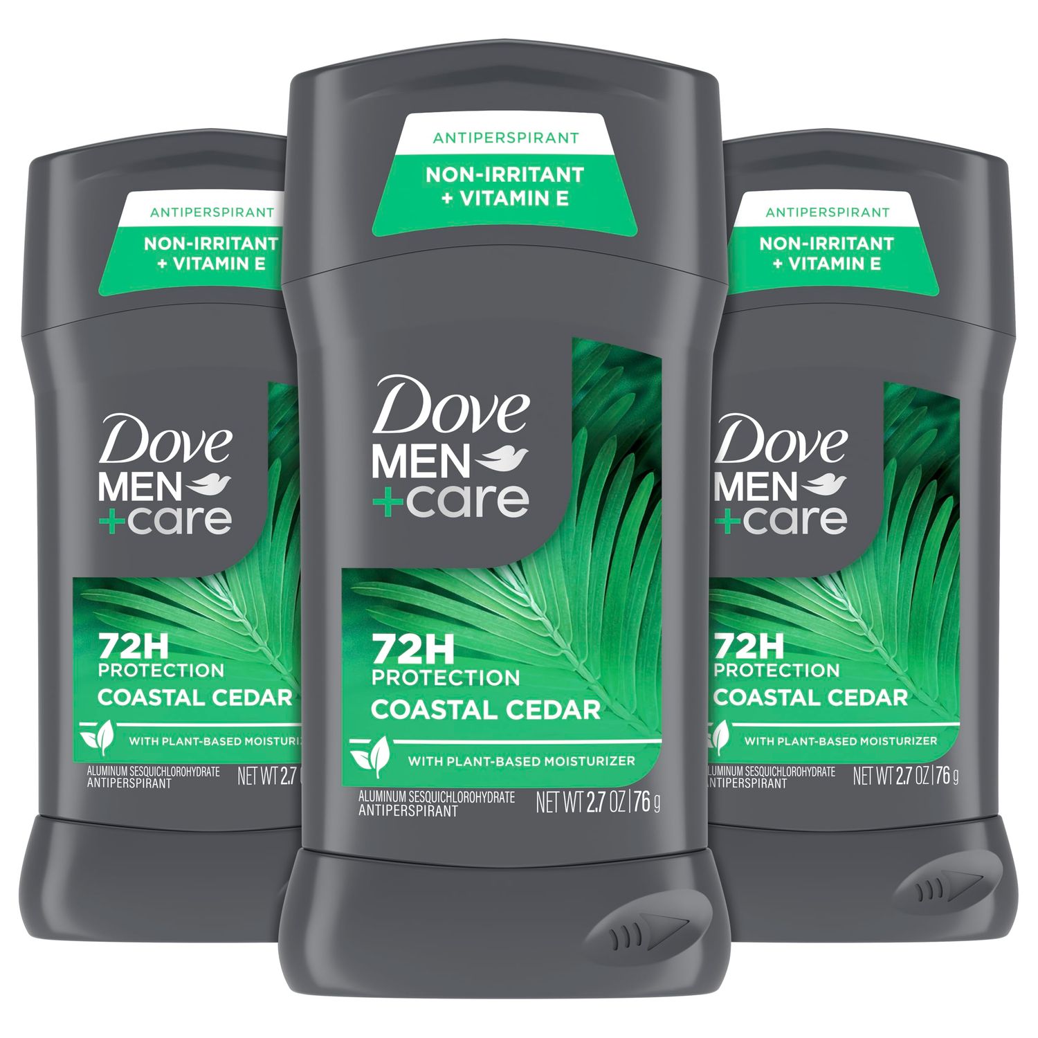 DOVE MEN CARE Antiperpirant 3 Pack Coastal Cedar Deodorant for Men 2.7oz