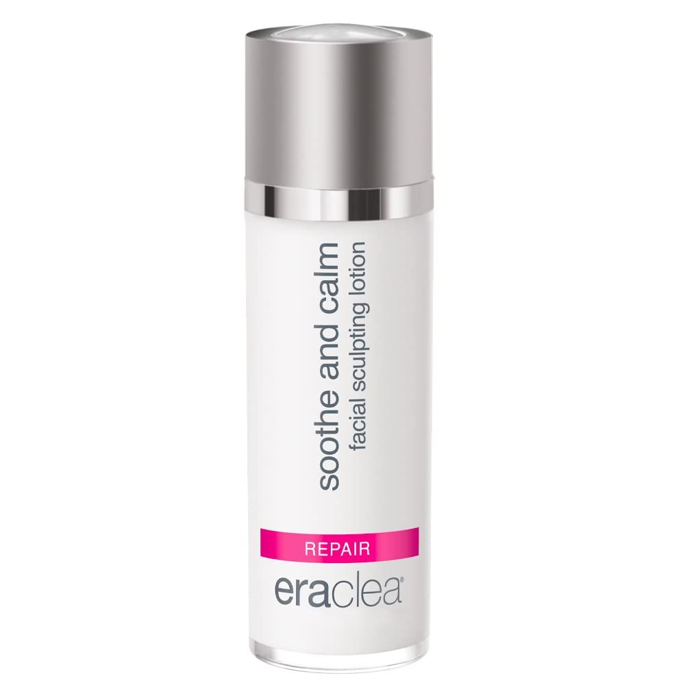eraclea Soothe and Calm Facial Sculpting Lotion for Anti-Puffiness and Lymphatic Drainage with Niacinamide, Arnica and Hyaluronic Acid, Firming Face Cream to Calm the Skin (1 fl oz)