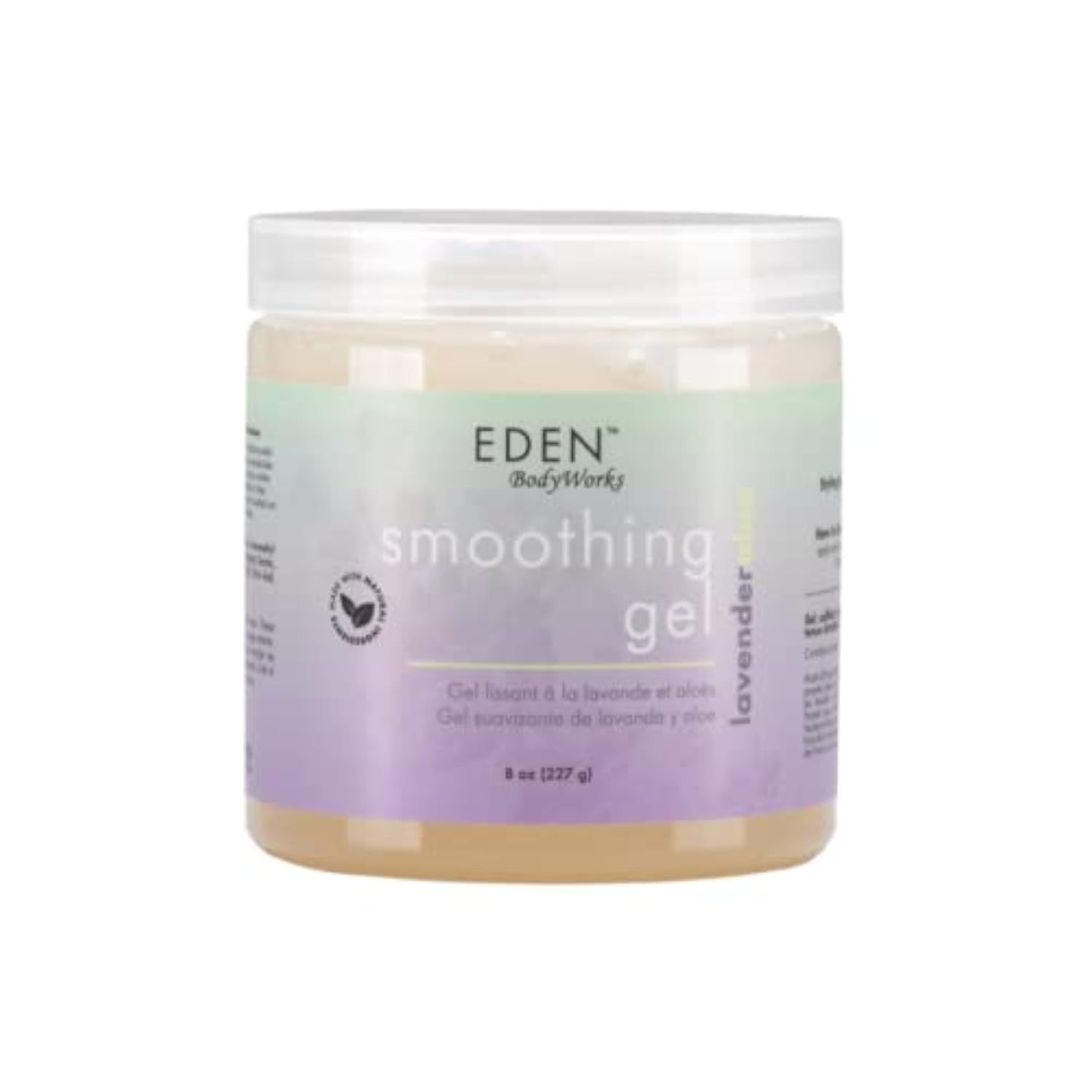 EDEN BodyWorks Lavender Aloe Smoothing Hair Gel (8 oz) - Enhances Curly or Natural Hair Look - Smooth Frizz Tame Flyaways