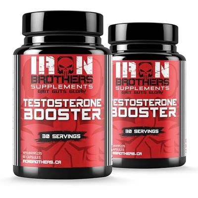 Testosterone Booster Supplements for Men - Estrogen Blocker - Supplement Natural Energy, Strength Stamina - Lean Muscle Growth - Promotes Fat Loss - Increase Male Performance (2 Bottles)