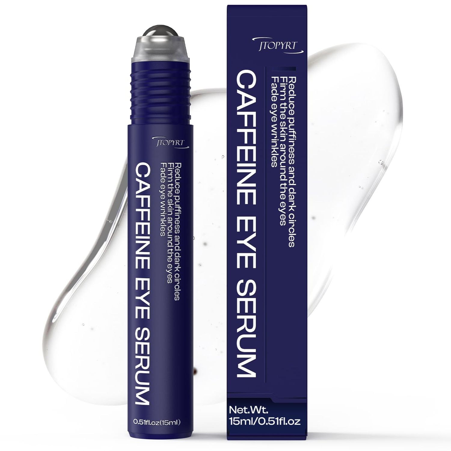 Jtopyrt Eye Bags Treatment for Men: Depuffing and Firming - Hydrates and Nourishes The Delicate Eye Area for Daily Use by Men 15ml