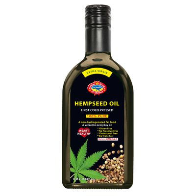 Golden Kings of Ukraine Pure Hemp Seed Cooking Oil - Extra Virgin Cold Pressed Oil - Unrefined and Non-Deodorized