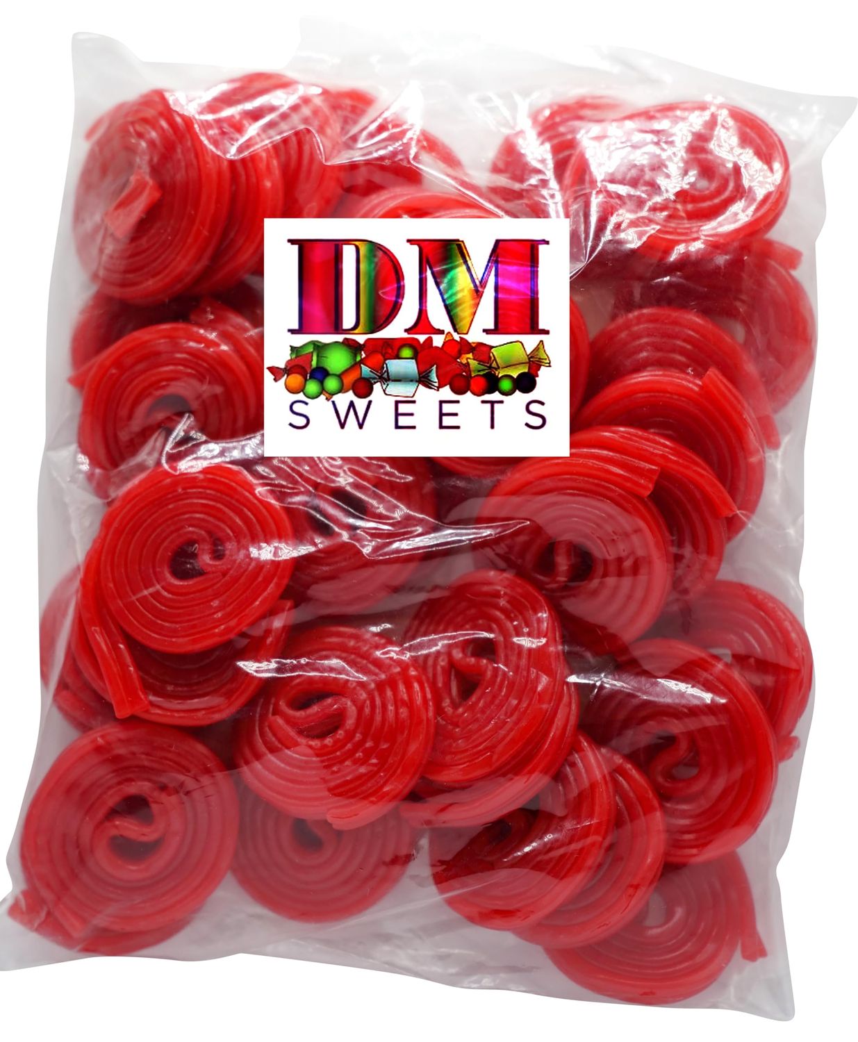 Red Strawberry Licorice Wheels - 1 lb of Bulk Fresh Sweet Strawberry Licorice