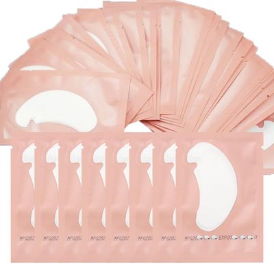 ELTONGUU 50 Pairs Under Eye Pads Hydrogel Lint Free Eye Patches for Eyelash Extension -100 Natural Lint Free DIY Lashes Extension Supplies Beauty Tools