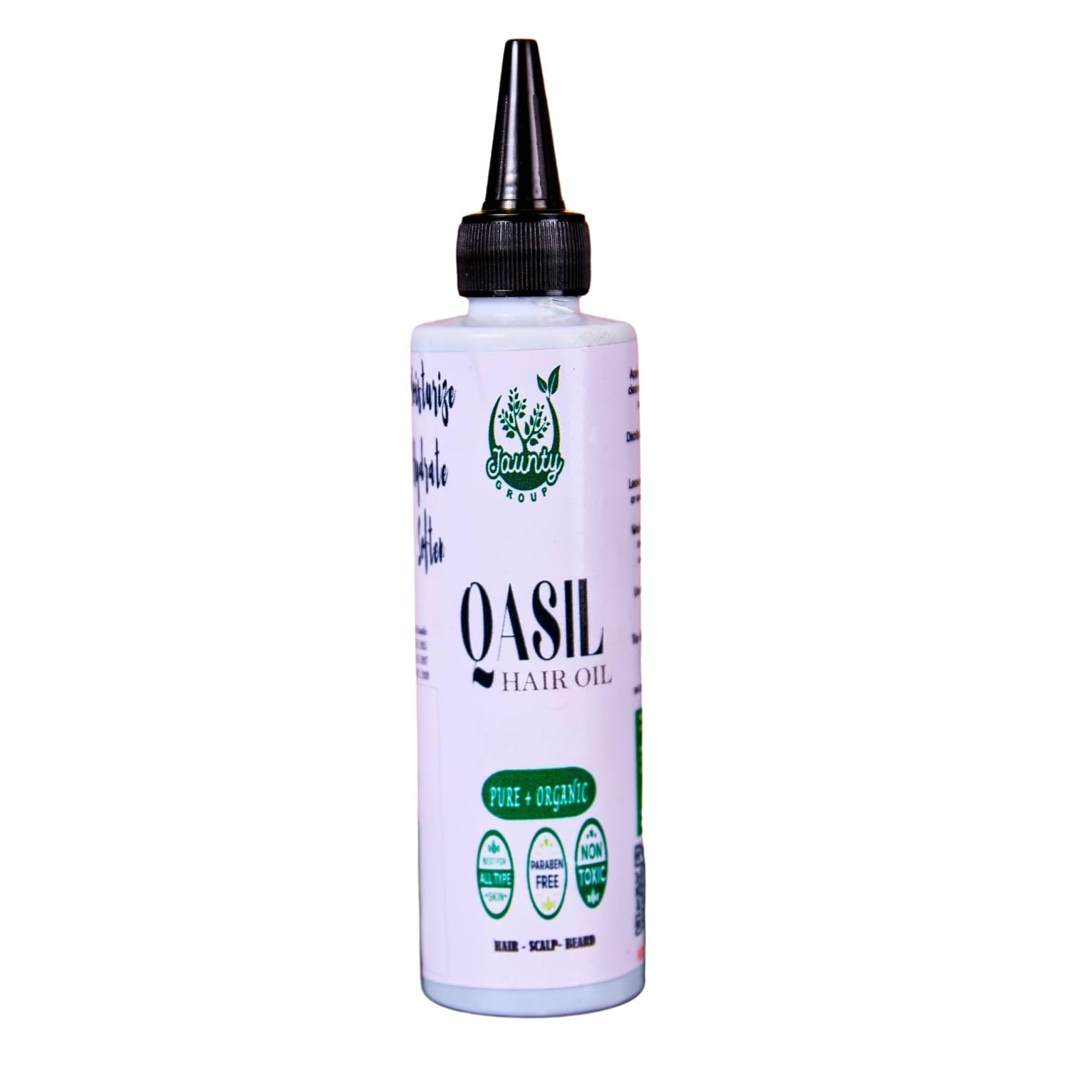 JAUNTY GROUP African Qasil Hair Oil - 200 ml Natural Nourishing Hair Oil Lightweight Versatile for All Hair Types Hydrating Shine-Enhancing Hair Treatment