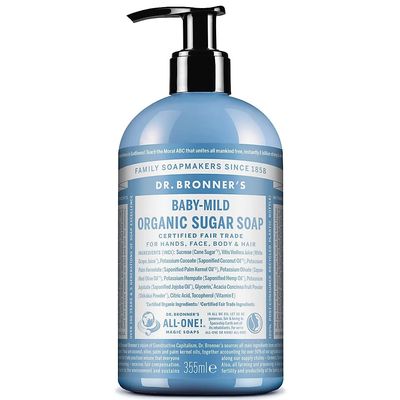 Dr. Bronner&#39;s - Organic Sugar Soap Baby Mild 355 ml Black