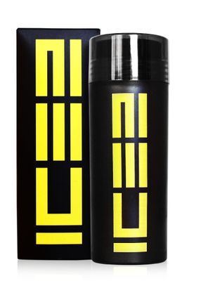 ZED1 Keratin Hair Building Fibers for Thinning Hair for Both Men Women 100 Made from Natural Fiber Plant Best Color Match Uses By Barbers Stylists To Make Lineups (Black)