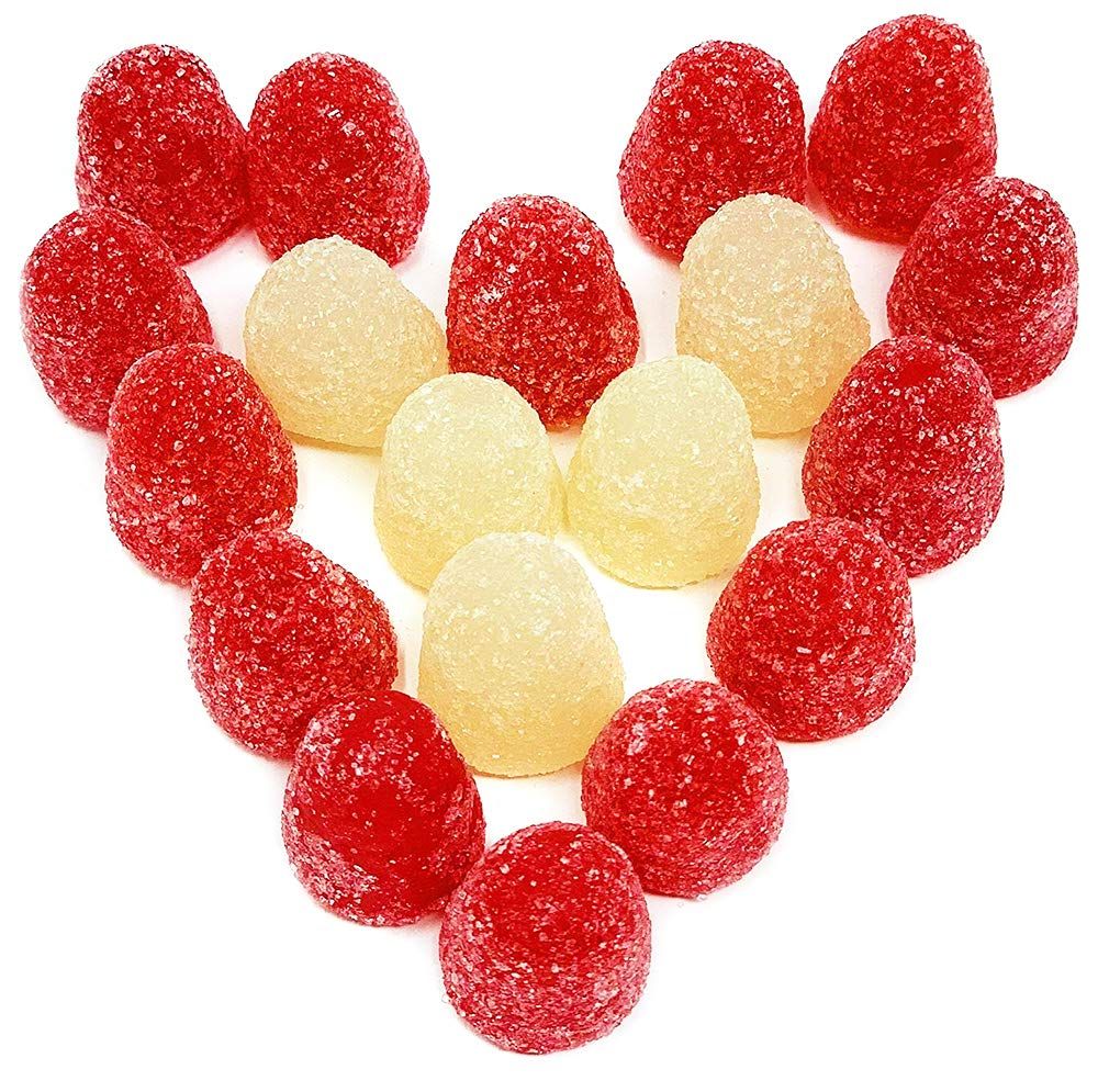 SweetGourmet Valentine Spice Drops Red - Cinnamon White - Peppermint 1 pound