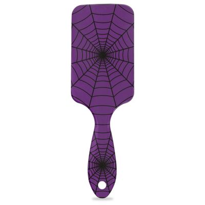 Spider Web Kids Hair Brush Boys Girls, Paddle Hair Brush Detangler, Square Boys Hair Brush for Curly Thick Thin Tangled Wet Long Short Hairs