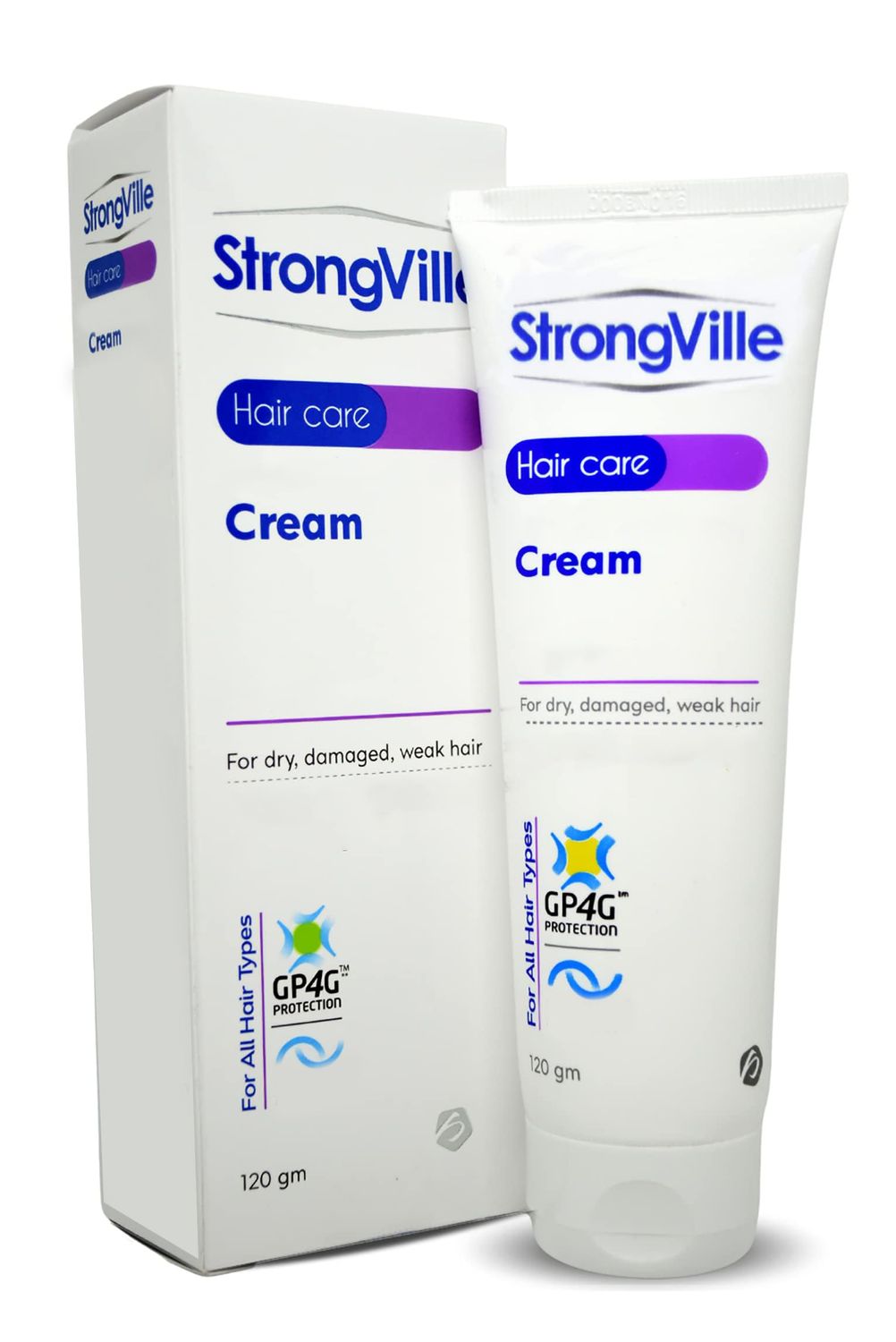 Cream Strong Ville Extra Vital Hair Complex Combines Hair Care Increases Hair Softness, Shine And Attractiveness From Root To Tip Which Greatly The Beauty Of Your Hair (4.23 oz 120 gm)