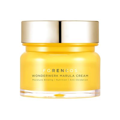FORENCOS Wonderwerk Marula Cream 1.69 fl. oz. (50ml) - Containing Marula Oil Hoeny Proplis Extracts Hyaluronic Acid, Deep Moisturizing and Nourishing Facial Cream