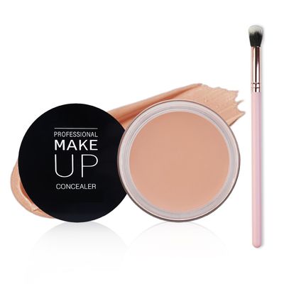 QIUFSSE Under Eye Concealer for Dark Circles Color Corrector Pro Full Coverage Concealer de oieras Long-lasting Cover up Makeup -06 TAN
