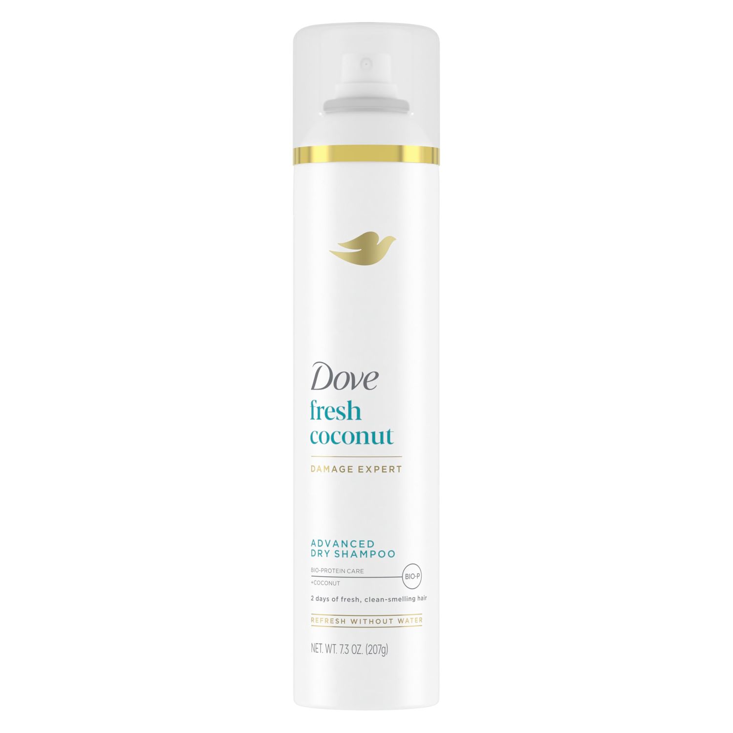 Dove Advanced Dry Shampoo Fresh Coconut Refresh Revive Hair Without Water for Clean Fresh Hair 7.3 oz