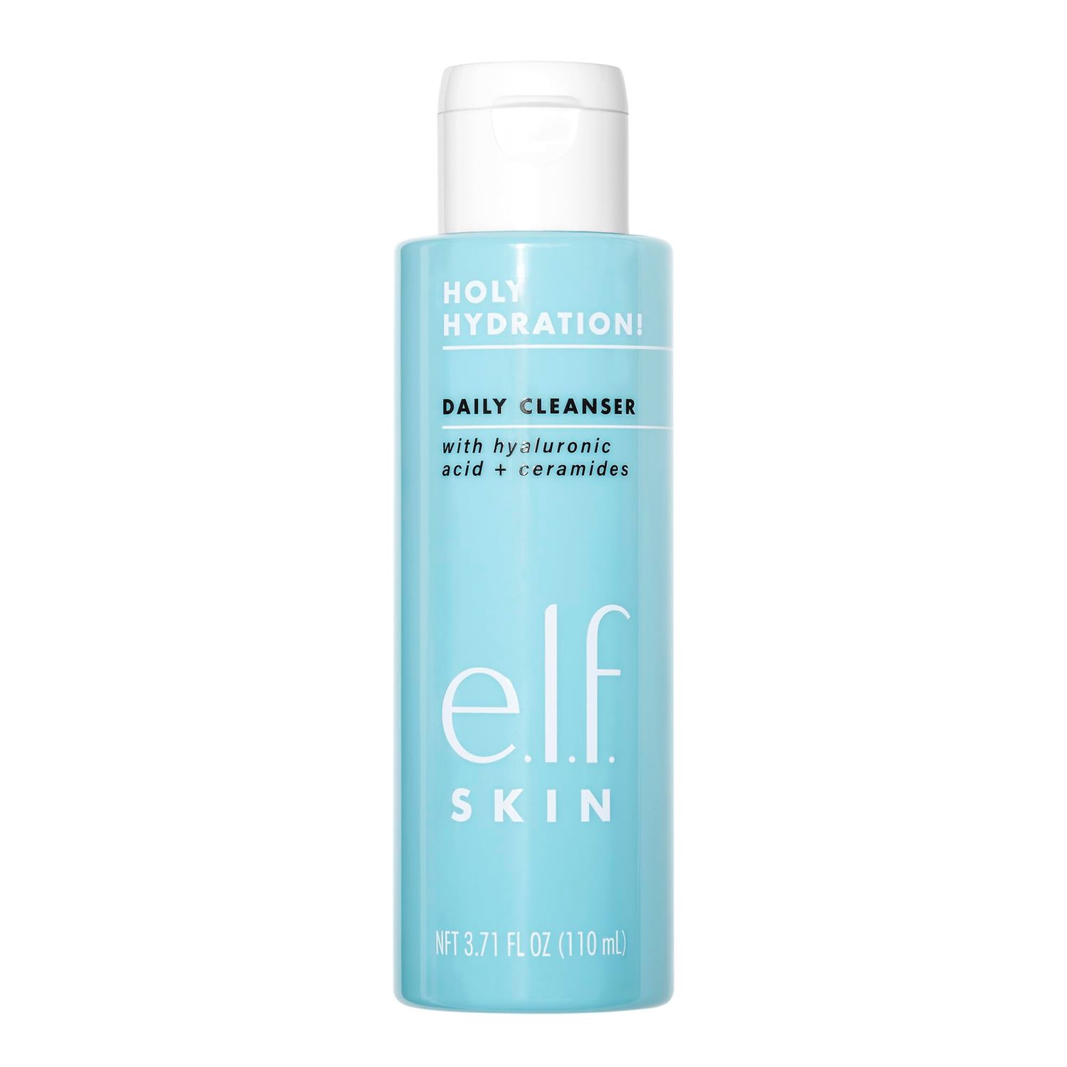 e.l.f. SKIN Holy Hydration! Daily Cleanser, Face Cleanser For Washing Away Excess Oil, Impurities Makeup, Made With Hyaluronic Acid, Vegan Cruelty-Free