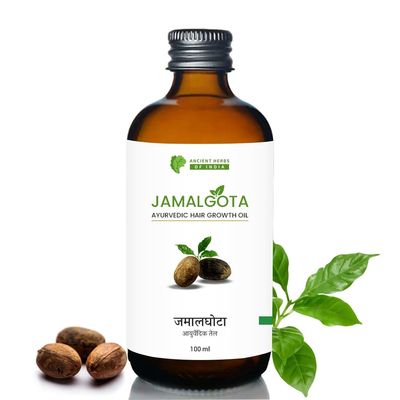 Jamalgota Ayurvedic Hair Growth Oil for Women Men Promotes New Hair Growth Strengthens Hair With Amla, Camphor Coconut and Bhringraj Oil Nourishes Scalp Controls Hair Fall