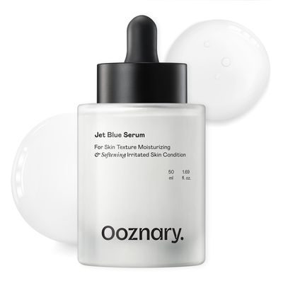 Ooznary Jet Blue Serum with 8 Types of Hyaluronic Acid and Ceramide, Extra Hydrating for Skin 1.6 fl oz. 50 ml