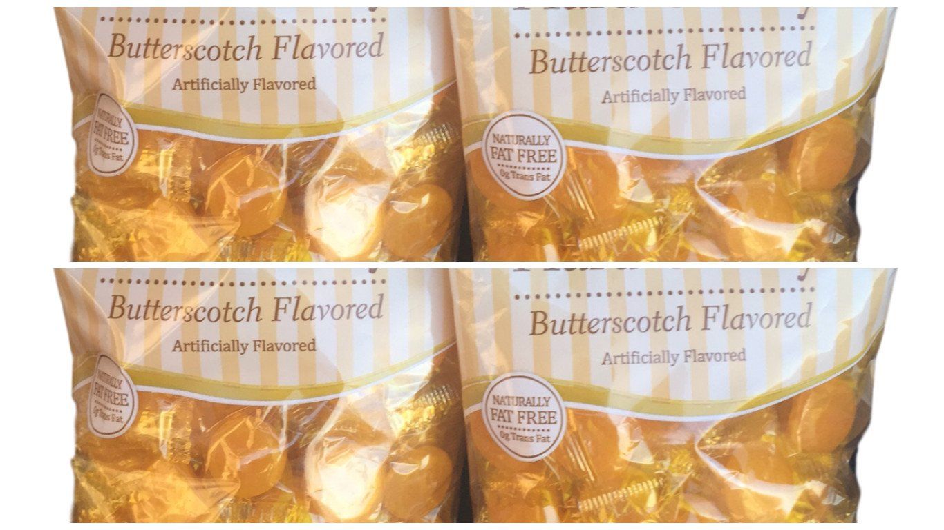 Coastal Bay Butterscotch Flavored Hard Candy 10oz bags (4 Pack)