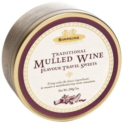 Simpkins Mulled Wine flavor Fruit Drops Tin