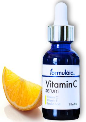 Formulaic Vitamin C Face Serum with Vitamin E Ferulic Acid, Skin Brightening Serum, Revitalizes Skin and Evens Skintone, Fragrance Free, 1 Fl Oz