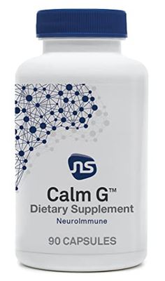 NeuroScience Calm Aid Immune Support Supplement - Calm G - Alpha Lipoic Acid, L Cysteine, L Theanine More - Encourage Calm Sleep Fight Fatigue with Daily Glutamate Management (90 Capsules)