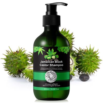 Hair Growth Serum with Biotin, Argan, Castor, and Coconut Oils - Keratin Shampoo for Thinning Hair and Hair Loss, Deep Conditioner for Dry, Damaged, Curly Hair