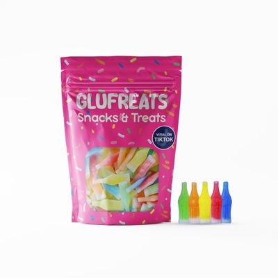 Nik n Nip Old-Fashioned Trendy Wax Bottle Candy Bulk Size - Viral TikTok Wax Juice Bottles Fun, Chewy, Fruity Treats for All Ages Perfect for Parties, Candy Buffets, Pinatas