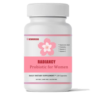 Radiancy Probiotic for Women, True Fem 4-in-1 Vaginal Probiotics for Vaginal Dryness PH Balance 2,000mg Multi-Collagen Blend, Hyaluronic Acid, Organic Prebiotics, Vitamin C E (30-Day Supply)