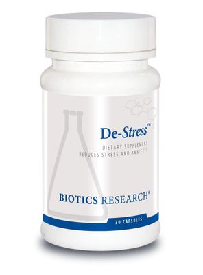 Biotics Research De-Stress Patented Nutrient Designed to Support Calmness, Healthy Sleep Habits, All-Natural Supports Mental Wellness Calm. 30 Capsules