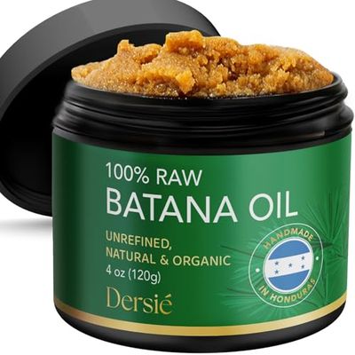 Authentic Batana Oil for Hair Growth: Handmade in Honduras 100 Raw Batana Oil - 100 Pure Natural, Unrefined - Approved by Dr. Sebi for Thicker, Stronger, Fuller Hair - 4 oz